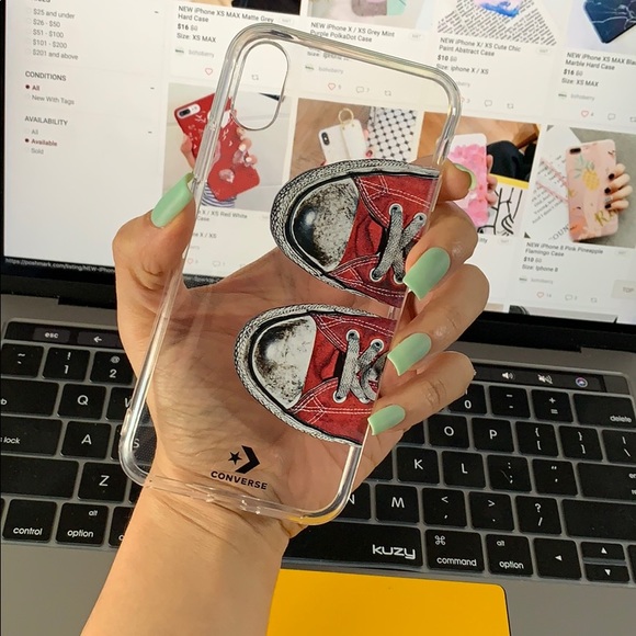NEW iPhone X / XS / XS MAX Converse Sneaker Case - Picture 6 of 8